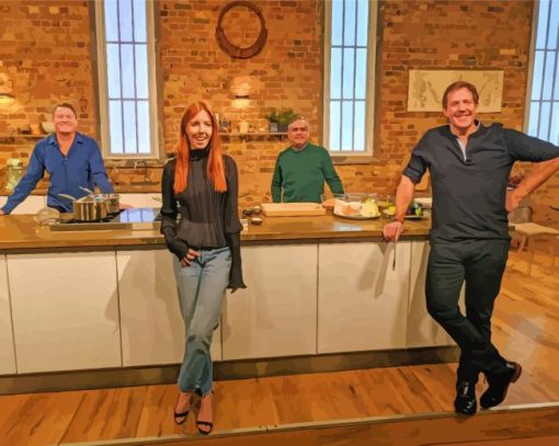 Saturday Kitchen Tv Show paint by number