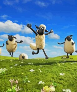 Shaun The Sheep Movie paint by number