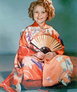 Shirley Temple Asian Mood paint by number