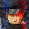 Shisui Uchiha Under Rain paint by number