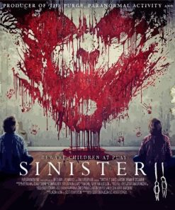 Sinister Poster paint by number