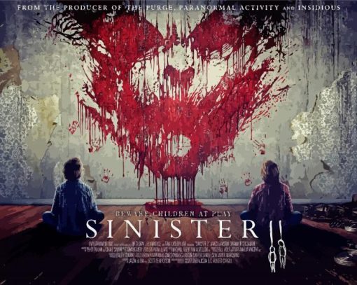 Sinister Poster paint by number