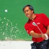 Spanish Golfer Seve Ballesteros paint by number