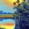 Sunrise On The Indian River By Willie Daniels paint by number