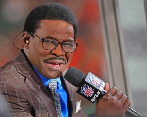 The American Michael Irvin paint by number