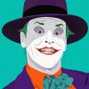 The Joker Jack Nicholson paint by number