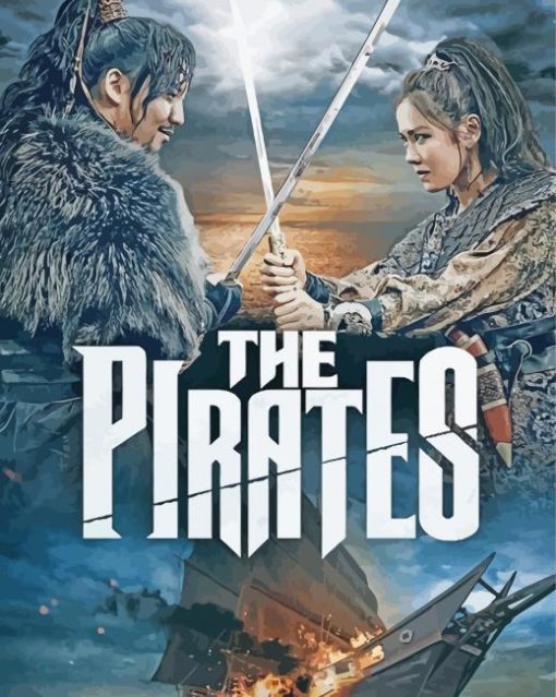 The Pirates Movie Poster paint by number