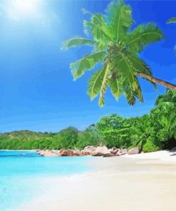 Tropical Scene paint by number