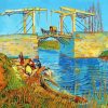 Van Gogh Bridge At Arles paint by number