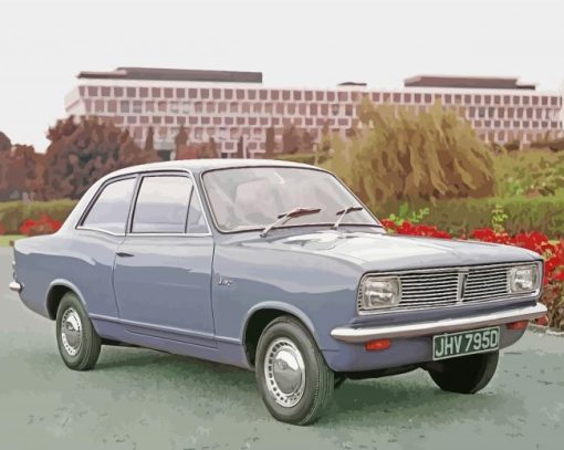 Vauxhall Viva Hb 1969 Engine Paint by number