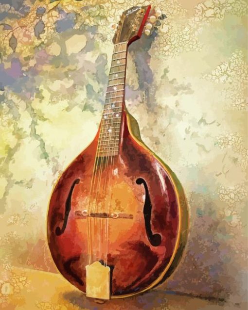 Vintage Mandolin paint by number