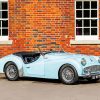 Vintage Triumph Tr3 Car paint by number