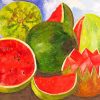 Watermelons Frida Kahlo Paint by number