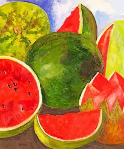 Watermelons Frida Kahlo Paint by number