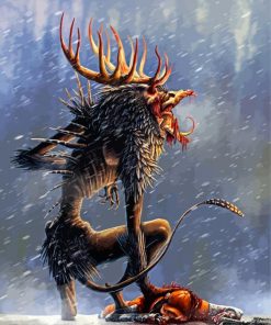 Wendigo Rushelle kucala paint by number