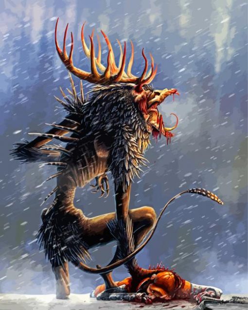 Wendigo Rushelle kucala paint by number