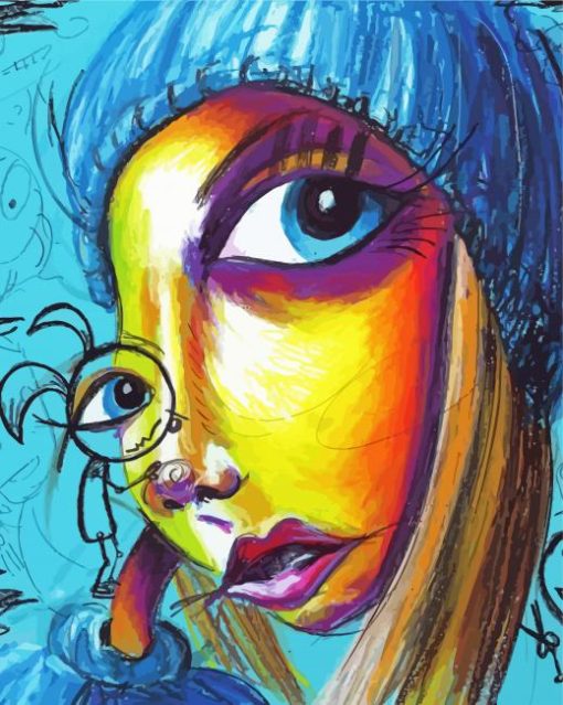 Aesthetic Abstract Weird Eyes Art paint by number