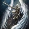 Aesthetic Angel Warrior Art paint by number