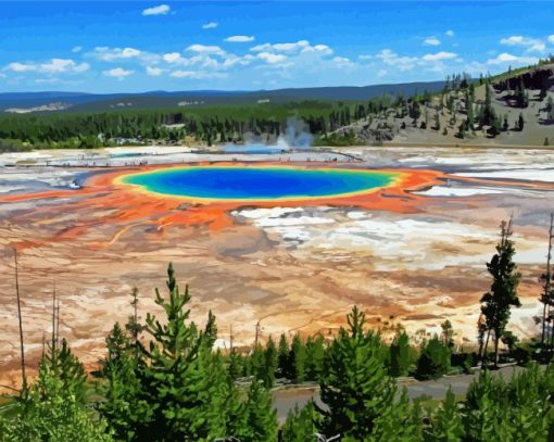 Aesthetic Grand Prismatic paint by number