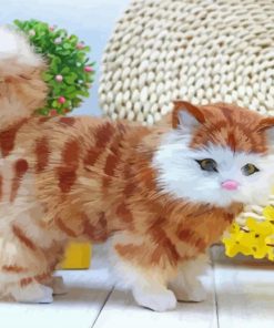 Beautiful Toy Cats paint by number