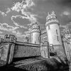 Black And White Pierrefonds Castle Building paint by number