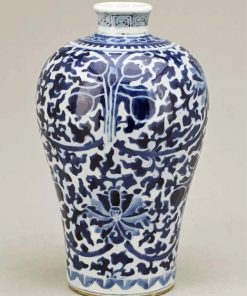 Blue Pottery Illustration paint by number