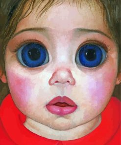 Bonnie By Margaret Keane paint by number