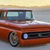 Brown C10 Chevy Truck paint by number