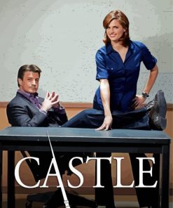 Castle Tv Show Poster paint by number