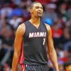 Chris Bosh Basketballer paint by number