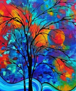 Cool Abstract Tree paint by number