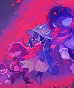 Deltarune Video Game Characters Art paint by number