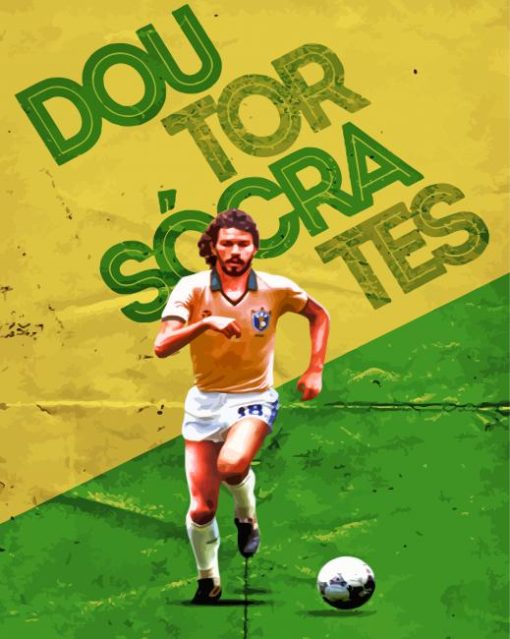 Doutor Socrates Poster paint by number