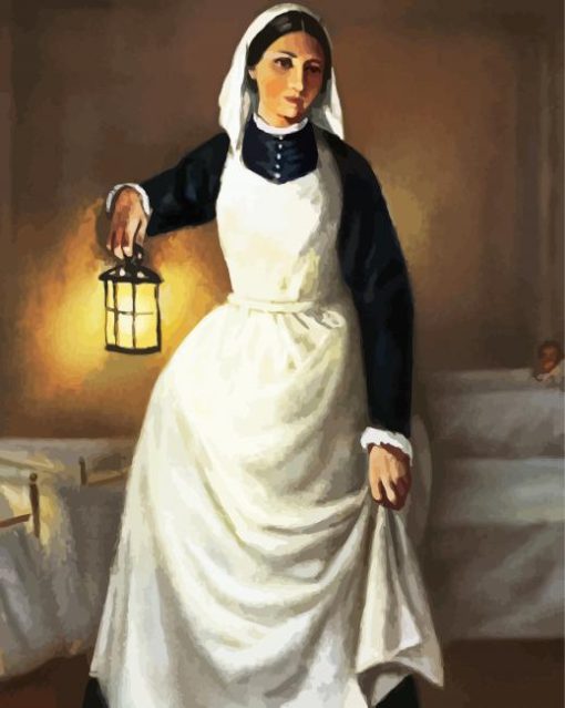 Florence Nightingale Art paint by number