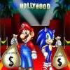 Hollywood Mario And Sonic paint by number