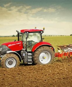 Illustration Case IH paint by number