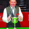 Jimmy White Snooker paint by number