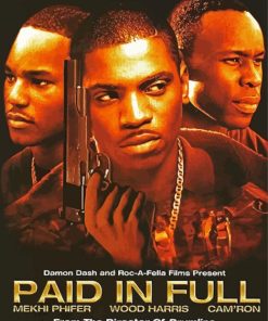 Paid In Full Poster paint by number