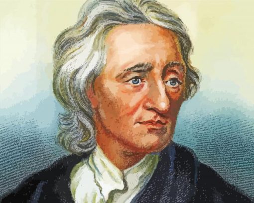 Portrait John Locke Art paint by number