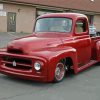 Red 55 International Pickup Paint by number