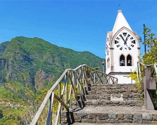 Sao Vicente Church paint by number