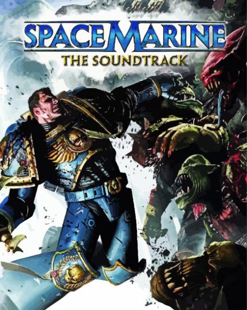 Space Marines Poster paint by number