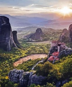 Thessaly Greece Landscape paint by number