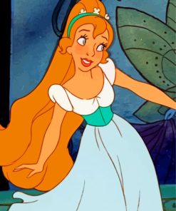 Thumbelina Character paint by number