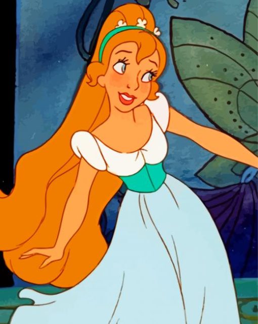 Thumbelina Character paint by number