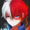 Todoroki Shoto paint by number