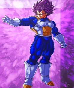 Ultra Ego Vegeta Character paint by number