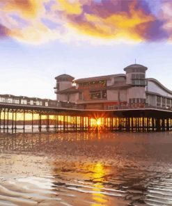 Weston Super Mare Pier paint by number