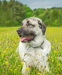 Anatolian Shepherd Dog paint by number