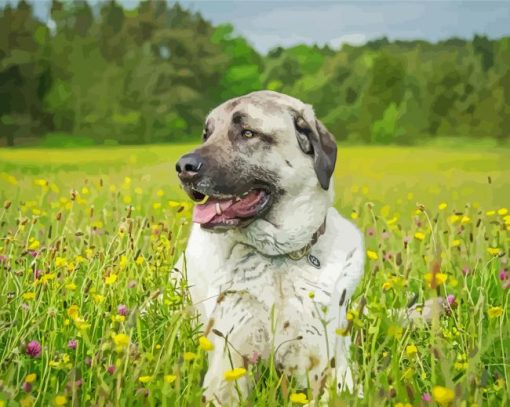 Anatolian Shepherd Dog paint by number